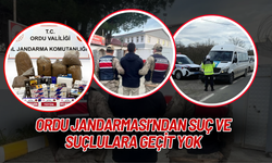 Ordu Jandarması’ndan Suç ve Suçlulara Geçit Yok