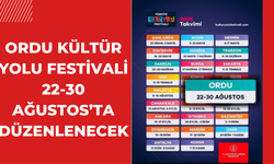 Ordu Kültür Yolu Festivali 22-30 Ağustos’ta Düzenlenecek