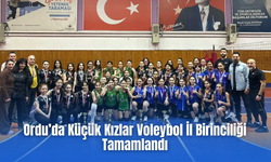 Ordu’da Küçük Kızlar Voleybol İl Birinciliği Tamamlandı