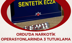 Ordu’da Narkotik Operasyonlarında 3 Tutuklama