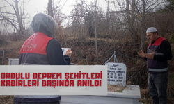 Ordulu Deprem Şehitleri Kabirleri Başında Anıldı