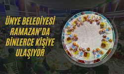 Ünye Belediyesi Ramazan’da Binlerce Kişiye Ulaşıyor
