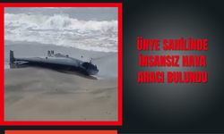 Ünye Sahilinde İnsansız Hava Aracı Bulundu