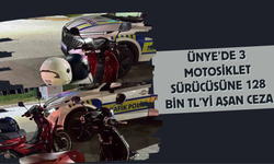 Ünye’de 3 Motosiklet Sürücüsüne 128 Bin TL’yi Aşan Ceza