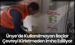 Ünye’de Kullanılmayan İlaçlar Çevreyi Kirletmeden İmha Ediliyor
