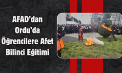 AFAD’dan Ordu’da Öğrencilere Afet Bilinci Eğitimi