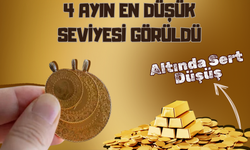 Altında Sert Düşüş: 4 Ayın En Düşük Seviyesi Görüldü