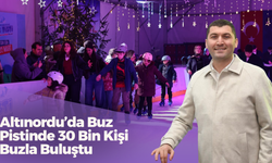 Altınordu’da Buz Pistinde 30 Bin Kişi Buzla Buluştu