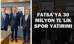 FATSA’YA 30 MİLYON TL’LİK SPOR YATIRIMI