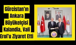 Gürcistan’ın Ankara Büyükelçisi Kalandia, Vali Erol’u Ziyaret Etti