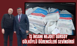 İş İnsanı Nejdet Gürsoy Gölköylü Öğrencileri Sevindirdi