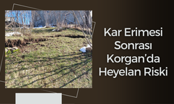 Kar Erimesi Sonrası Korgan’da Heyelan Riski