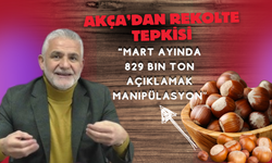 Akça’dan Rekolte Tepkisi: “Mart Ayında 829 Bin Ton Açıklamak Manipülasyon”