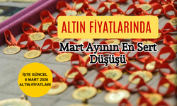 Altın Fiyatlarında Mart Ayının En Sert Düşüşü