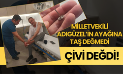 Milletvekili Adıgüzel’in Ayağına Taş Değmedi, Çivi Değdi!