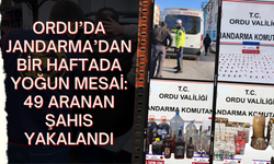 Ordu’da Jandarma’dan Bir Haftada Yoğun Mesai: 49 Aranan Şahıs Yakalandı