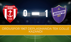Orduspor 1967 Deplasmanda Tek Golle Kazandı