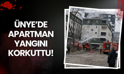 Ünye’de Apartman Yangını Korkuttu!