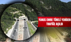 Yunus Emre Tüneli Yeniden Trafiğe Açıldı