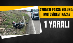 Aybastı-Fatsa Yolunda Motosiklet Kazası: 1 Yaralı