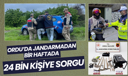 Ordu’da Jandarmadan Bir Haftada 24 Bin Kişiye Sorgu