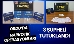 Ordu’da Narkotik Operasyonları: 3 Şüpheli Tutuklandı