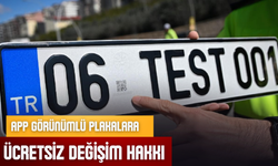 APP Görünümlü Plakalara Ücretsiz Değişim Hakkı