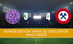 Evinde Büyük Yıkım: 52 Orduspor Maçı Verdi