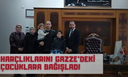 Harçlıklarını Gazze’deki Çocuklara Bağışladı