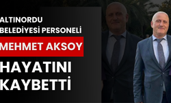 Altınordu Belediyesi Personeli Mehmet Aksoy Hayatını Kaybetti