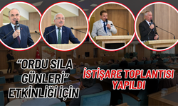 “Ordu Sıla Günleri” Etkinliği İçin İstişare Toplantısı Yapıldı