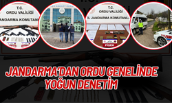 Jandarma’dan Ordu Genelinde Yoğun Denetim