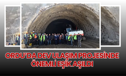 Ordu’da Dev Ulaşım Projesinde Önemli Eşik Aşıldı