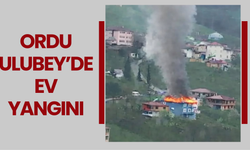 Ordu Ulubey’de Ev Yangını