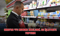 Ordu’da 441 Numune İncelendi, 63 İşletmeye Yaptırım