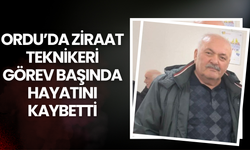 Ordu’da Ziraat Teknikeri Görev Başında Hayatını Kaybetti