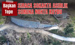 Başkan Tepe Sıraca Sokakta Asırlık Soruna Nokta Koydu