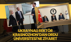 Ukraynalı Rektör Krasnozhon’dan Ordu Üniversitesi’ne Ziyaret