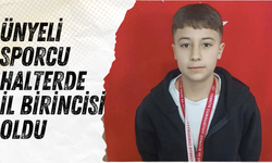 Ünyeli Sporcu Halterde İl Birincisi Oldu
