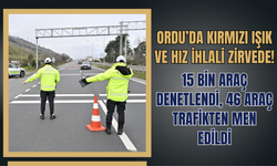 Ordu’da Kırmızı Işık ve Hız İhlali Zirvede!
