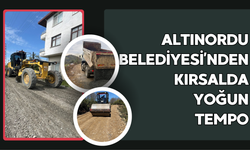 ALTINORDU BELEDİYESİ’NDEN KIRSALDA YOĞUN TEMPO