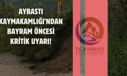 Aybastı Kaymakamlığı’ndan Bayram Öncesi Kritik Uyarı