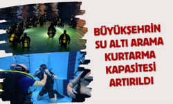 Büyükşehrin Su Altı Arama Kurtarma Kapasitesi Artırıldı