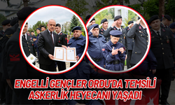 Engelli Gençler Ordu’da Temsili Askerlik Heyecanı Yaşadı