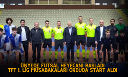 Ünye’de Futsal Heyecanı Başladı: TFF 1. Lig Müsabakaları Ordu’da Start Aldı