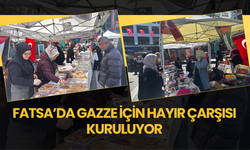 Fatsa’da Gazze İçin Hayır Çarşısı Kuruluyor