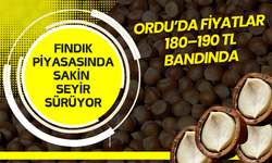 ORDU’DA FİYATLAR 180–190 TL BANDINDA