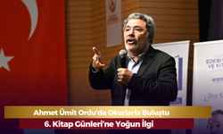 Ahmet Ümit Ordu’da Okurlarla Buluştu: 6. Kitap Günleri’ne Yoğun İlgi