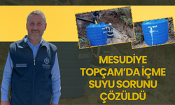Mesudiye Topçam’da İçme Suyu Sorunu Çözüldü