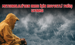 Meteoroloji’den Ordu İçin Kuvvetli Yağış Uyarısı